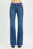 RISEN Full Size Mid Rise Bootcut Frayed Waistband Hem Detail Jeans  Style Ratio
