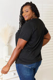 Simply Love Expensive Difficult Graphic Cuffed Short Sleeve Shirt  Style Ratio