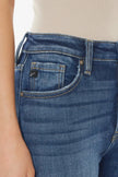 Kancan Raw Hem High Waist Cropped Jeans  Style Ratio