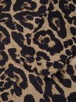 Leopard Print Square Neck Long Sleeve Top  Style Ratio