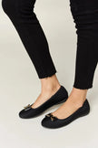 Forever Link Metal Buckle Flat Loafers  Style Ratio