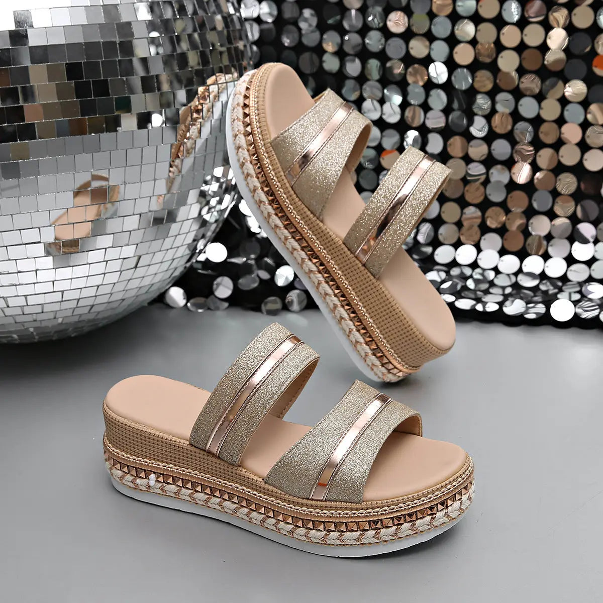 Open Toe Wedge Sandals  Style Ratio