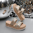 Open Toe Wedge Sandals  Style Ratio
