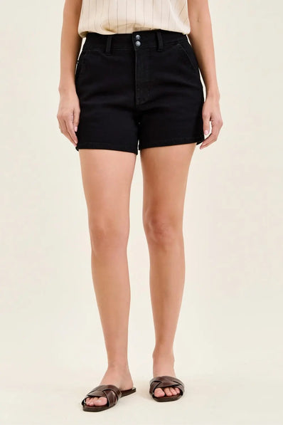 Judy Blue High-Waisted Trouser Shorts - Style Ratio