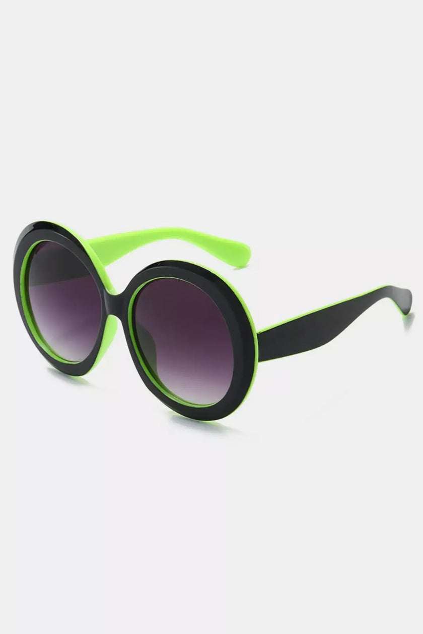 Oversized Round Frame Fashion Sunglasses  Style Ratio