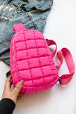 Quilted Nylon Crossbody Bag  Style Ratio