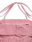 Gingham Halter Neck Cami Top  Style Ratio