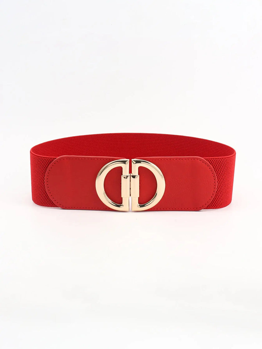 D Buckle Elastic Belt  Style Ratio