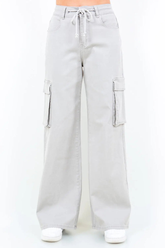 American Bazi Full Size Drawstring Cargo Pants  Style Ratio