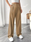 Wide Leg Pleated Pants  Style Ratio