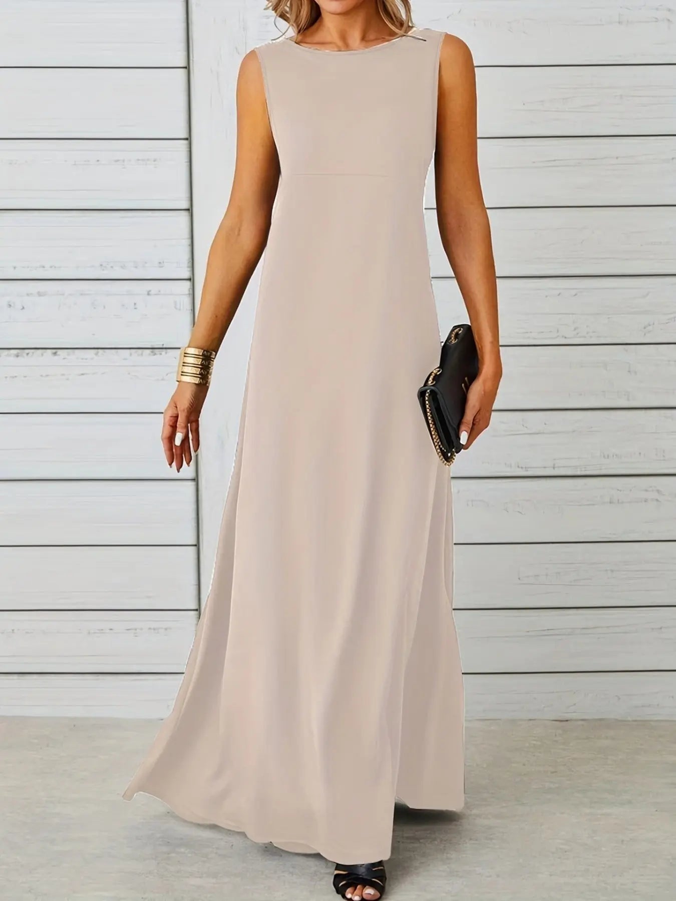 Sleeveless Flowy Maxi Dress  Style Ratio