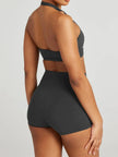 Halter Neck Cami and Shorts Active Set  Style Ratio