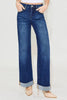 RISEN Tummy Control High Rise Wide Leg Cuffed Jeans  Style Ratio