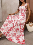Floral Print Tie Strap Maxi Dress  Style Ratio