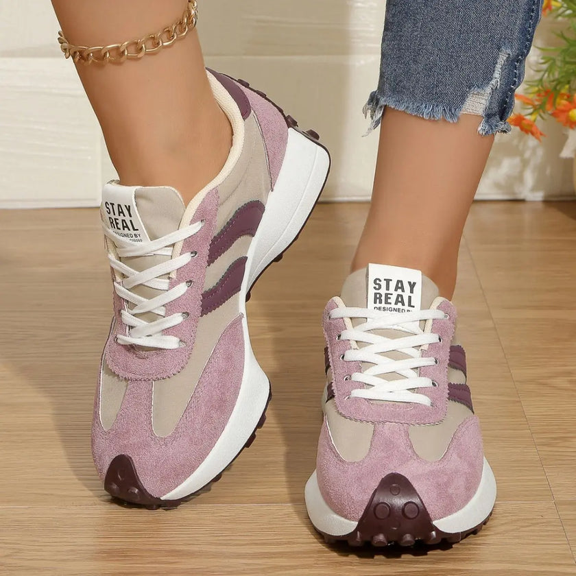Round Toe Lace Up Sneakers  Style Ratio