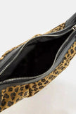 Fame Leopard Print Half Moon Shoulder Bag  Style Ratio
