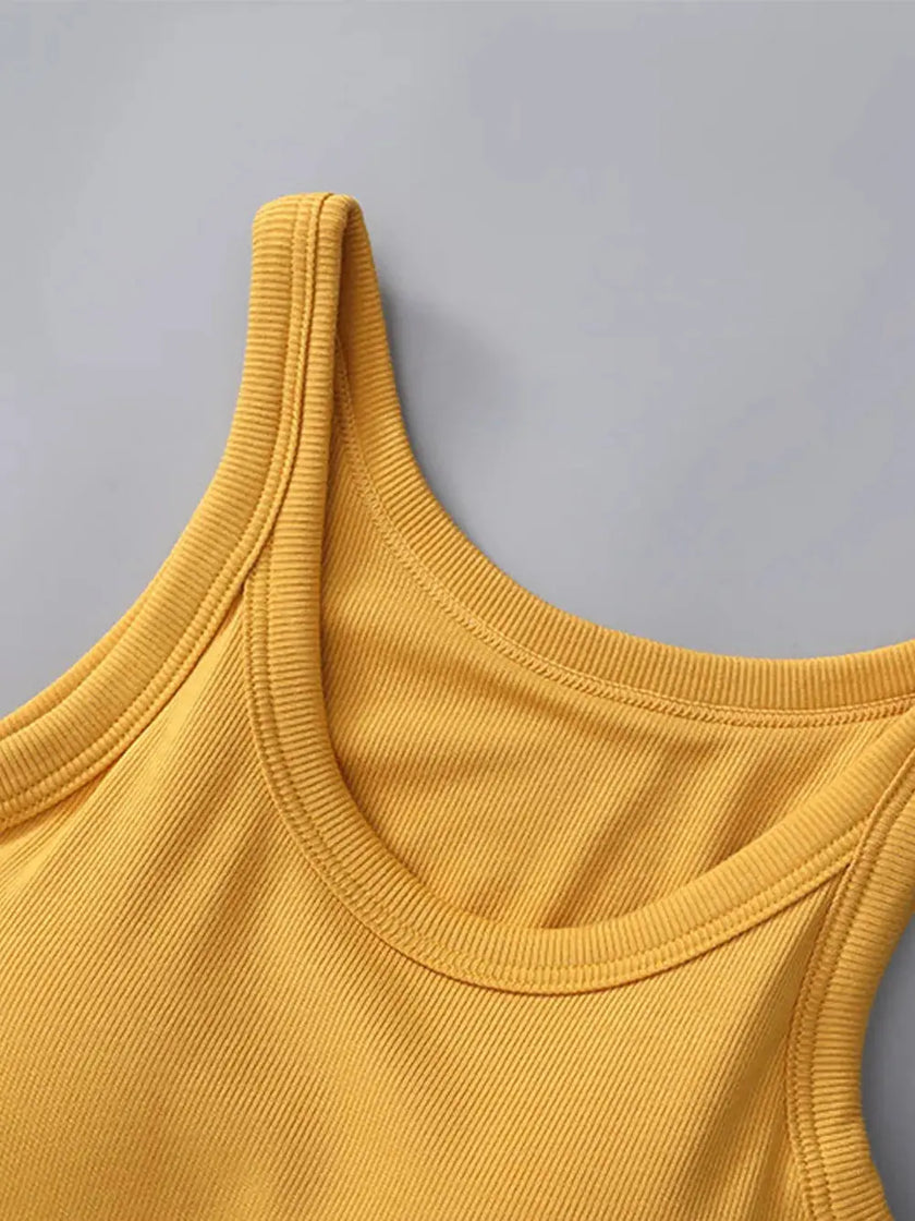 Round Neck Tank with Bra  Style Ratio