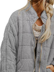 Quilted Zip Up Outerwear  Style Ratio