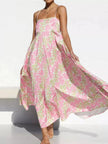 Printed Spaghetti Strap Maxi Dress  Style Ratio
