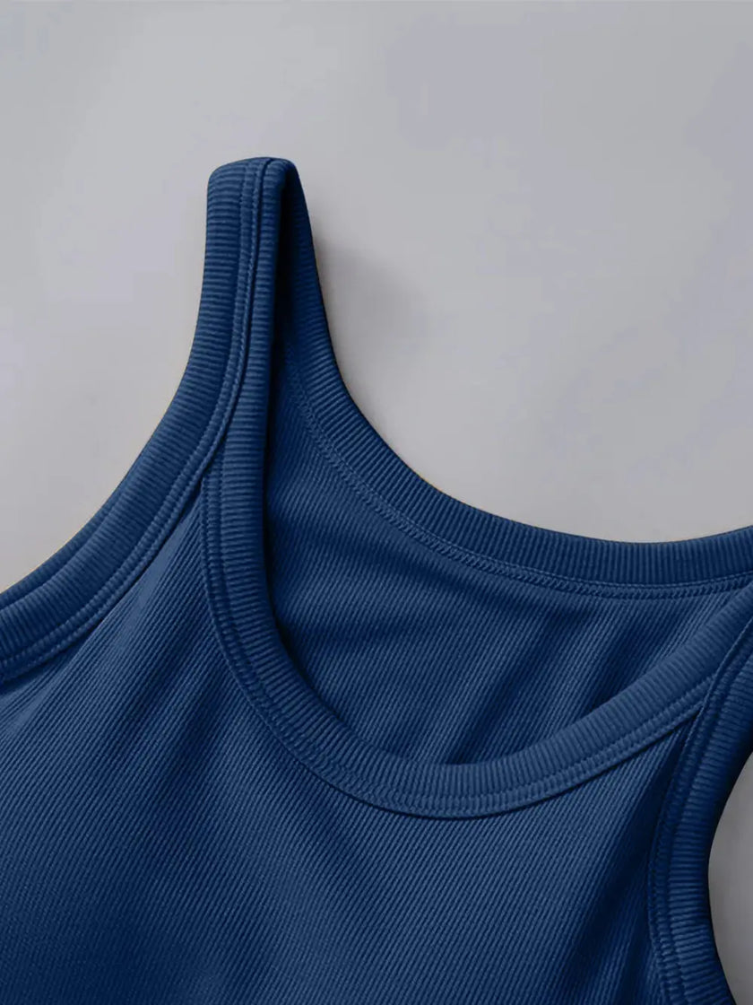 Round Neck Tank with Bra  Style Ratio