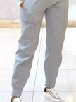 Casual Chic Cropped Sweatshirt and Jogger Set  Style Ratio