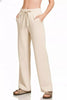 Zenana Scuba Drawstring Wide Leg Pants  Style Ratio