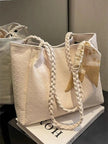 Braided Handle Tote Bag  Style Ratio
