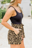 Animal Print Casual Shorts  Style Ratio