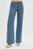 RISEN High Rise Wide Leg Bow Embroidered Jeans  Style Ratio