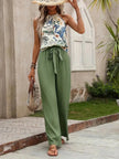 Printed Tank Top and Wide Leg Pants Set  Style Ratio