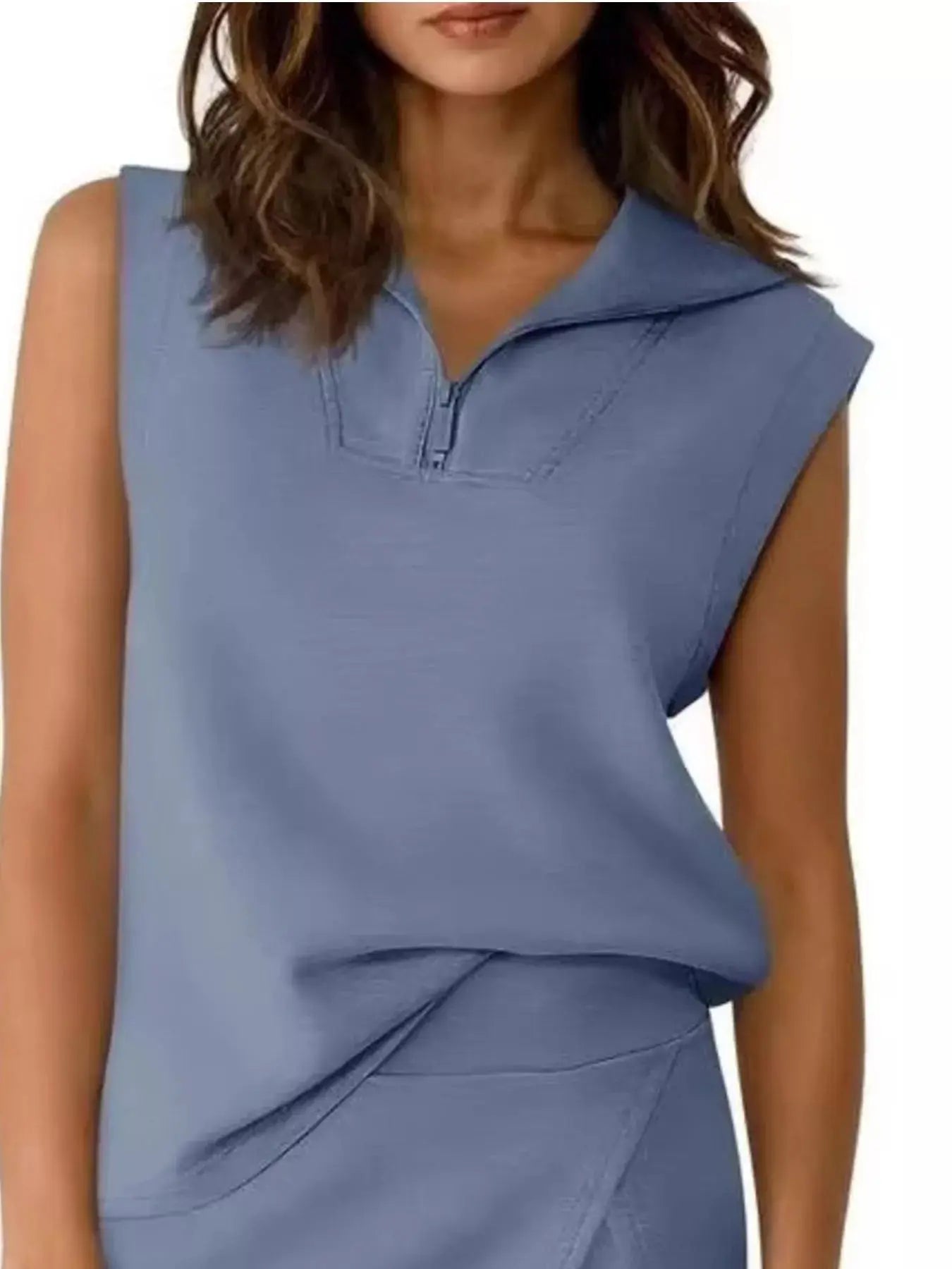 Quarter Zip Top and Skort Set  Style Ratio