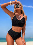 Twisted Front High-Waisted Bikini  Style Ratio