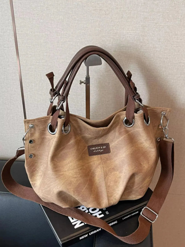 Vintage Adjustable Strap Crossbody Bag  Style Ratio