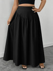 Maxi Skirt with Pockets Plus Size  Style Ratio