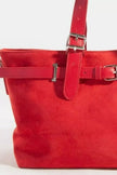 Fame Faux Leather Buckle Strap Detail Tote Bag  Style Ratio