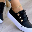 Round Toe Platform Sneakers  Style Ratio