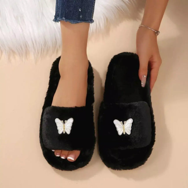 Butterfly Open Toe Slippers  Style Ratio