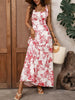 Floral Print Tie Strap Maxi Dress  Style Ratio