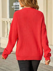 Ribbed Knit Bow Tie Cardigan  Style Ratio