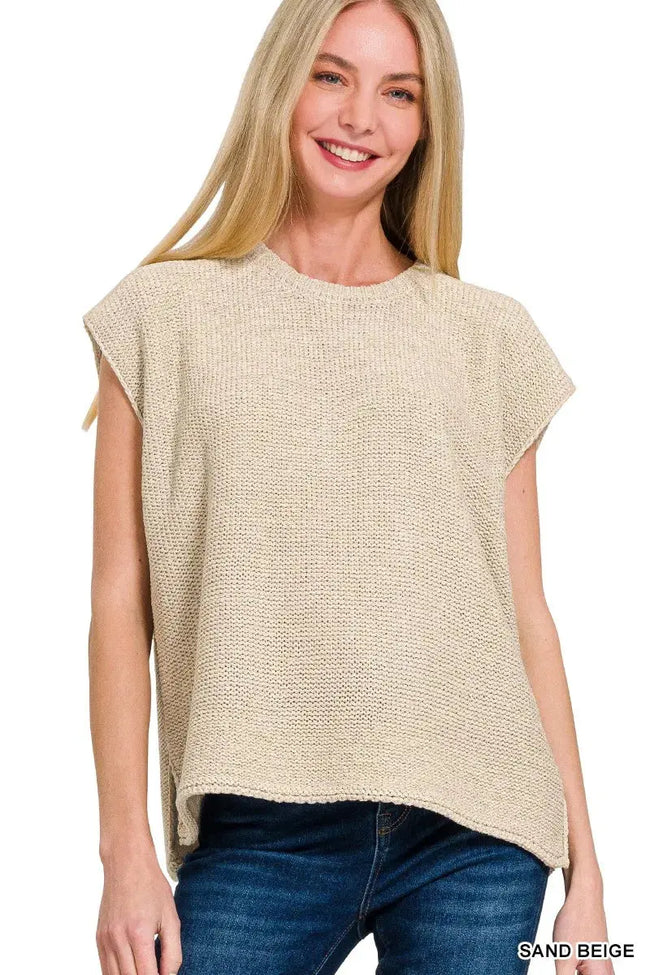 Zenana Oversized Crew Neck Sweater  Style Ratio