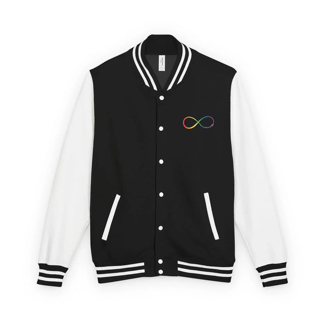 Neurospicy: Rainbow Infinity Inclusion Letterman Jacket  Style Ratio