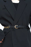 PU Chain Skinny Belt  Style Ratio