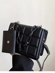 Quilted Chain Strap Crossbody Bag  Style Ratio