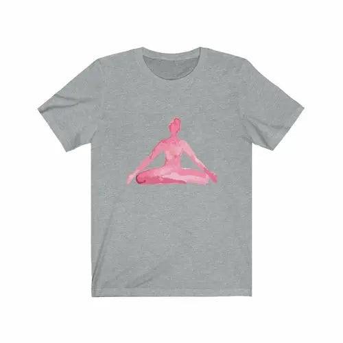 Yoga Meditation Pose Print T-Shirt - Style Ratio