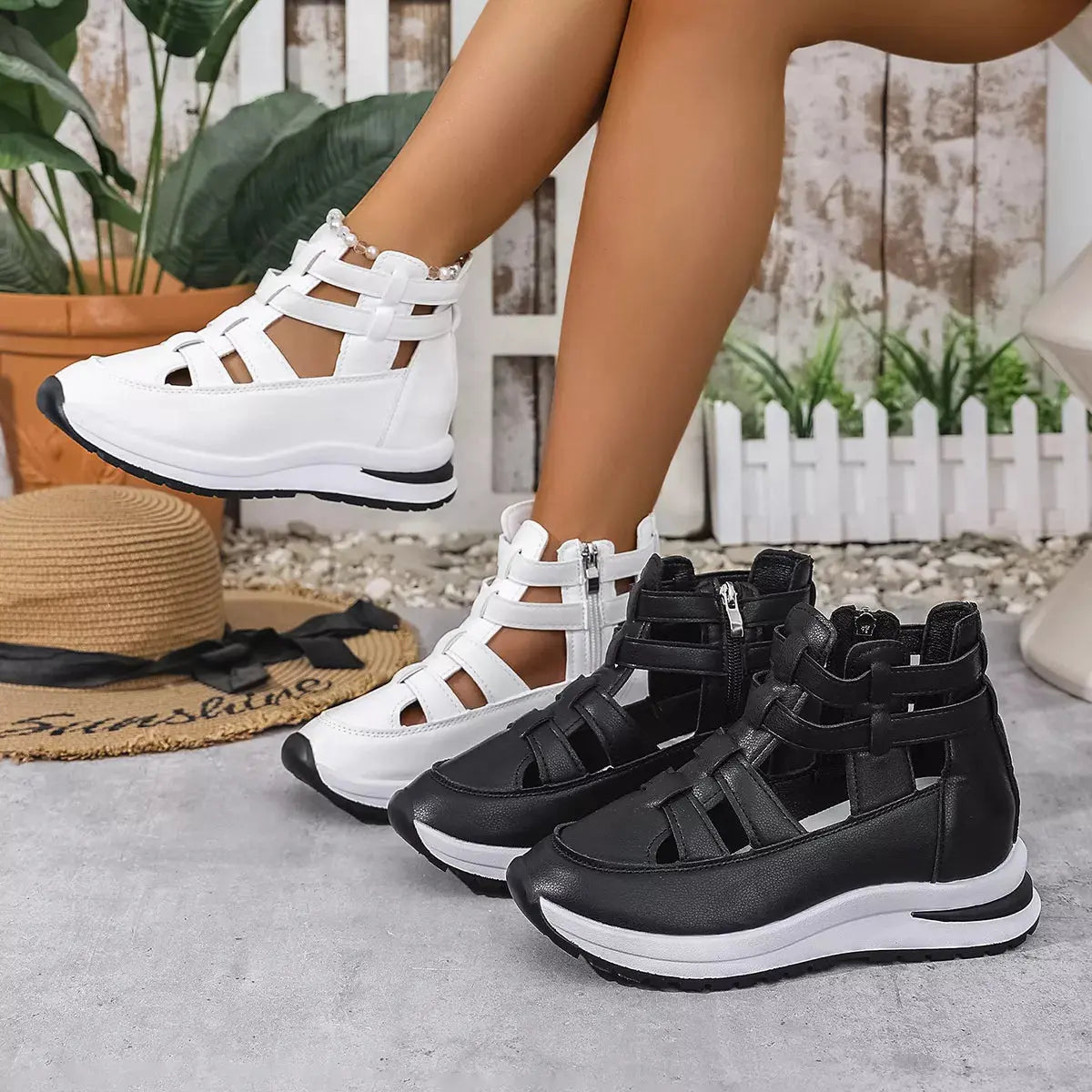 Cutout Platform Sneakers  Style Ratio