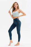 Slim Fit Long Active Leggings with Pockets  Style Ratio