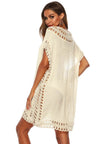 Bohemian Crochet Trim Beach Cover Up  Style Ratio