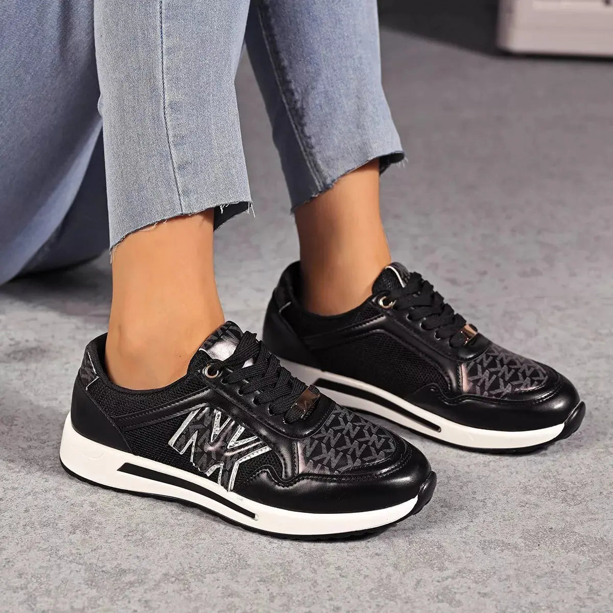 Lace Up Round Toe Sneakers  Style Ratio