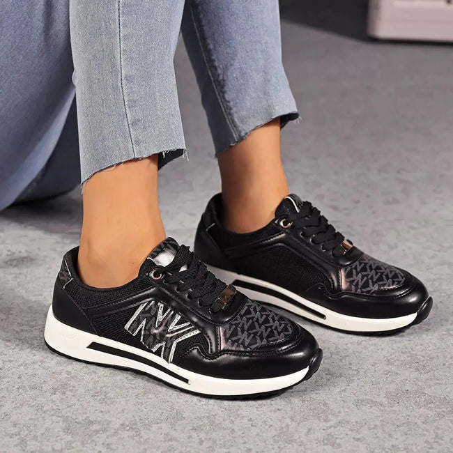 Lace Up Round Toe Sneakers  Style Ratio