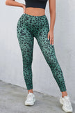Leopard Print Wide Waistband Leggings  Style Ratio